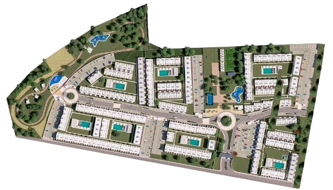 Plano maestro de Aquasol Lifestyle en Ayala Morelos